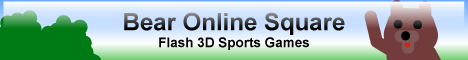 Bear Online Square - Flash 3D Sports Game